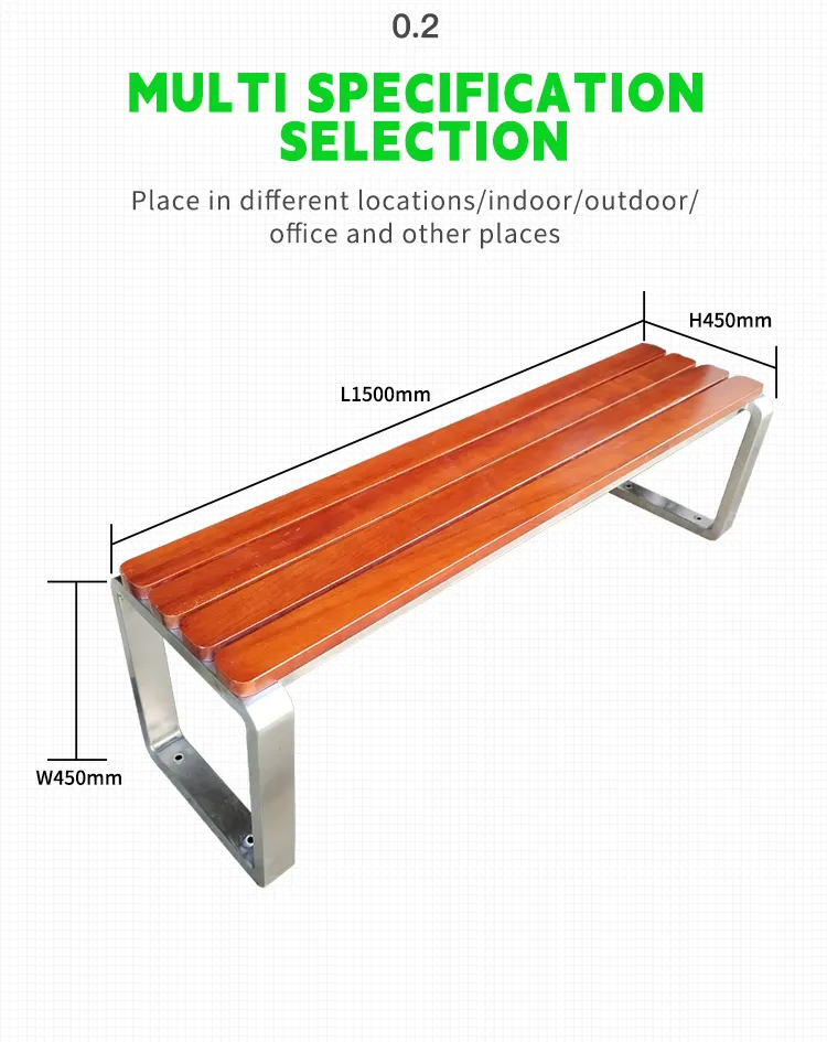 Outdoor Park Bench Seat 2