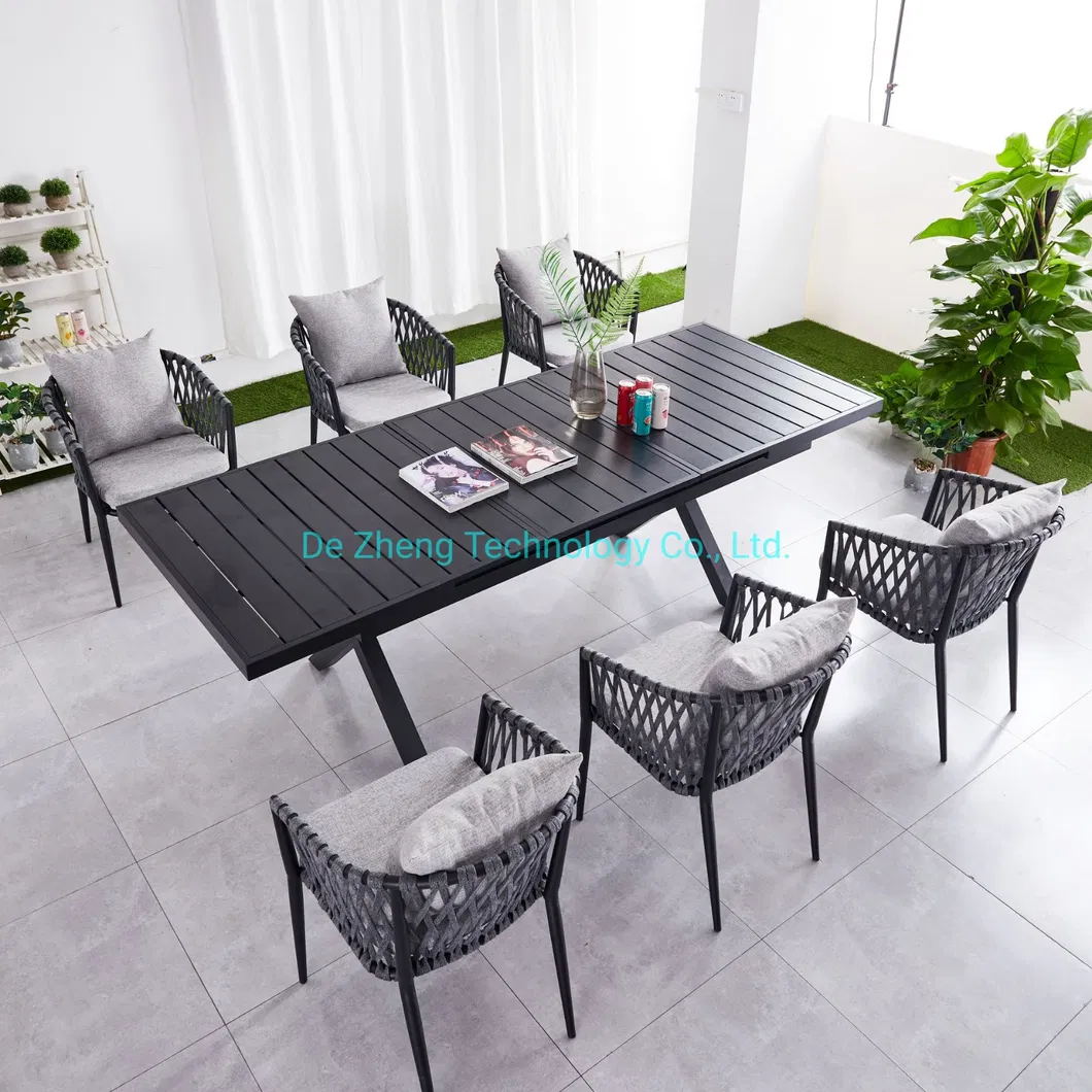 Outdoor Aluminum Table Set 8