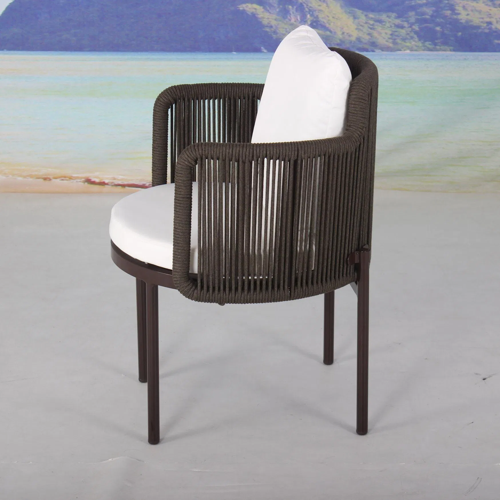 Luxury Garden Furniture 8 Seat Rope Chairs Patio Outdoor Dining Table Set