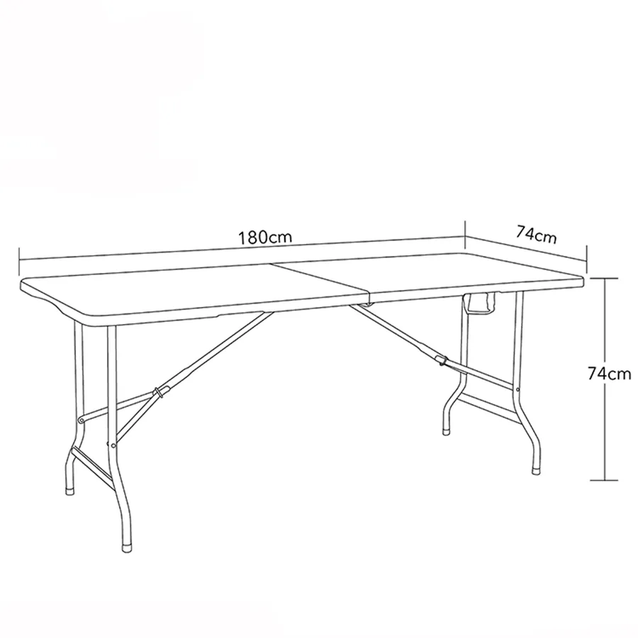 6 FT Rectangle Foldable Table