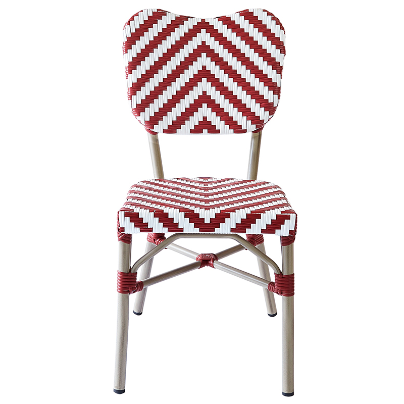 French Bistro Set in PE Rattan Frames for Indoor and Outdoor Use