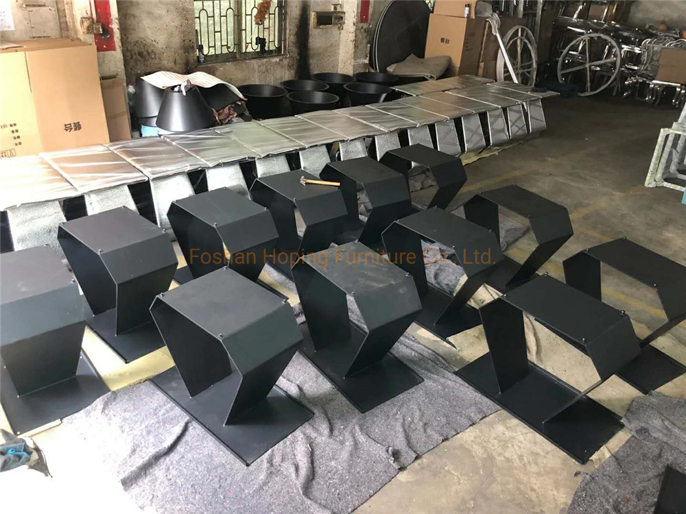 Factory Wholesale Modern Restaurant Furniture Luxury Rectangle Marble Dining Table with Steel Base
