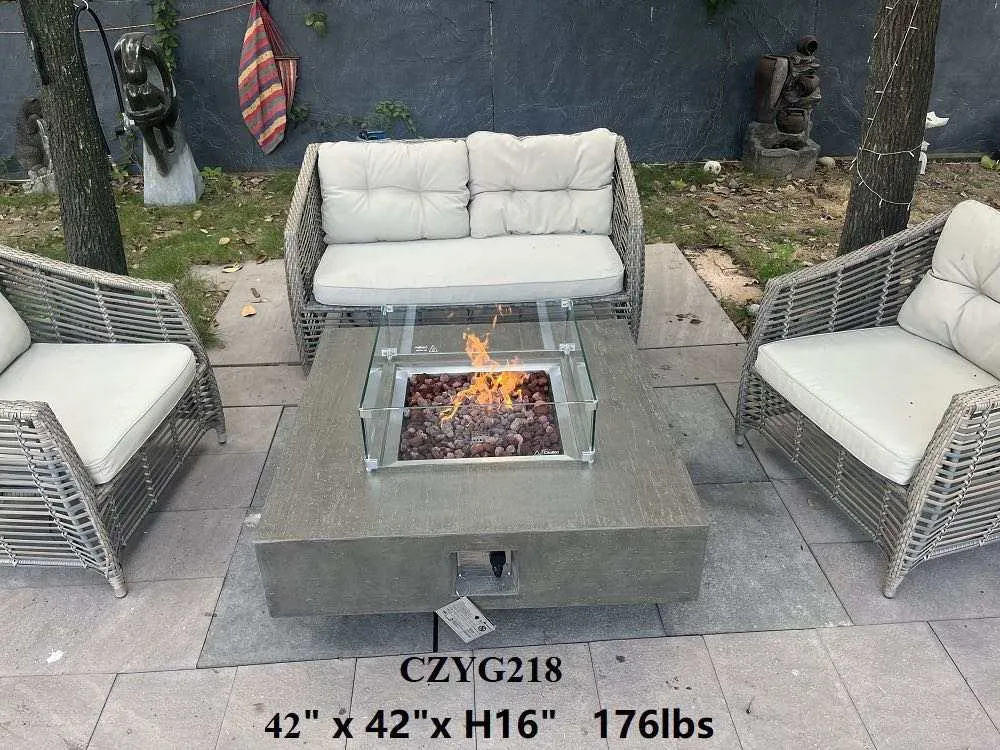 Outdoor Fire Pit Table