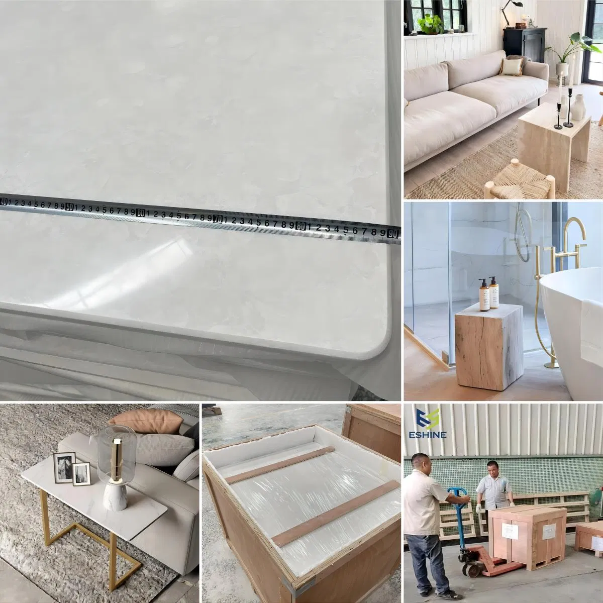 Customized Corian Table Tops for Sale in Vein Pattern/Cream/Warm White and Round/Square/Rectangle Design Corian Top Dining Table for Outdoor/Exterior