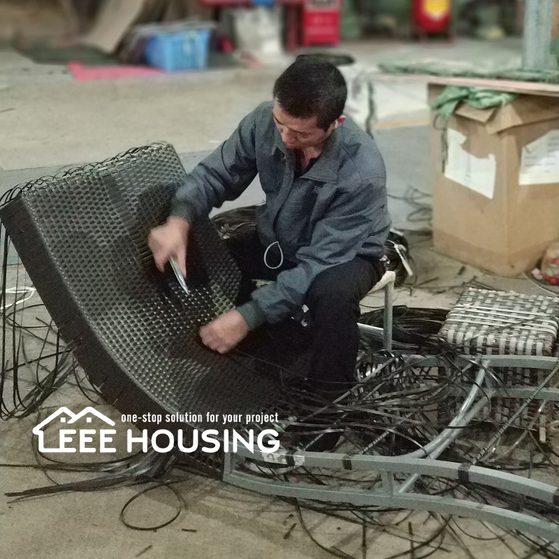 Factory Direct Supply Commercial Swimming Pool Side Outdoor Chaise Rattan Lounge Chair