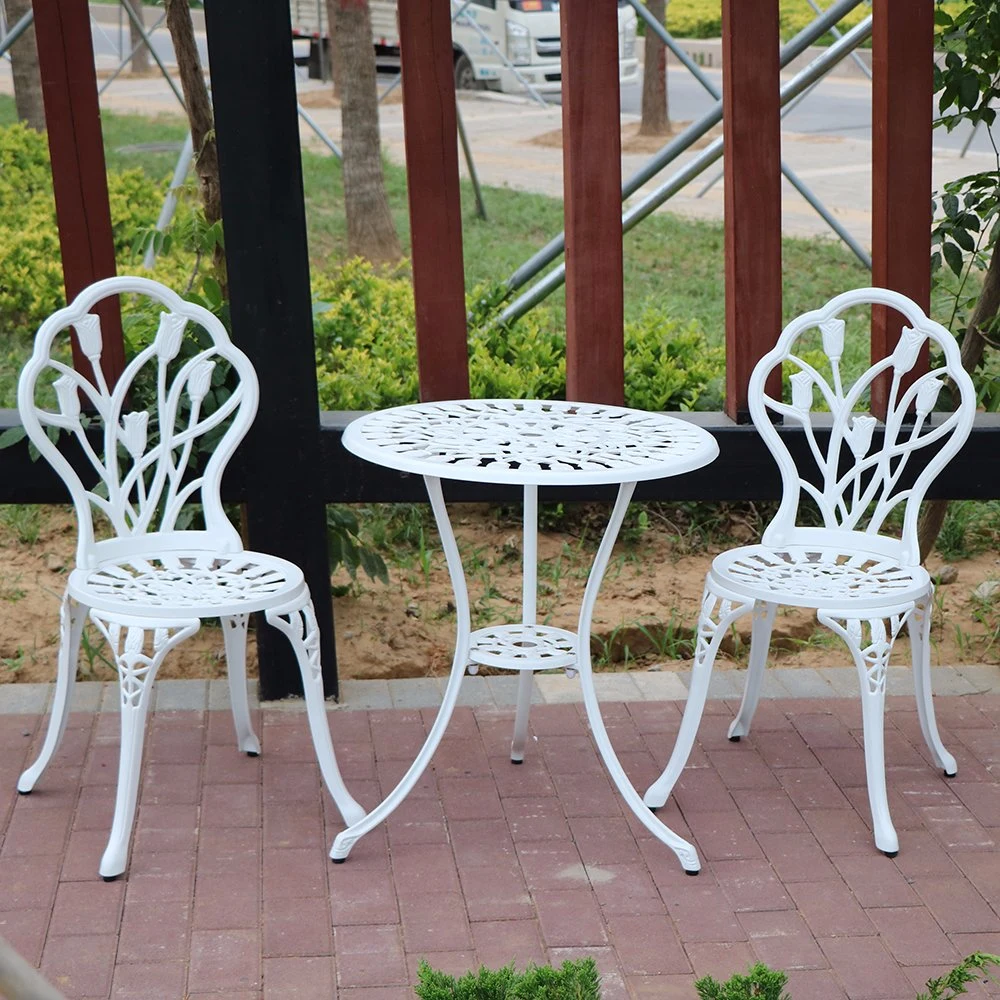 Cast Aluminum Patio Park Garden Furniture Set Outdoor Set Perform Desk/Table