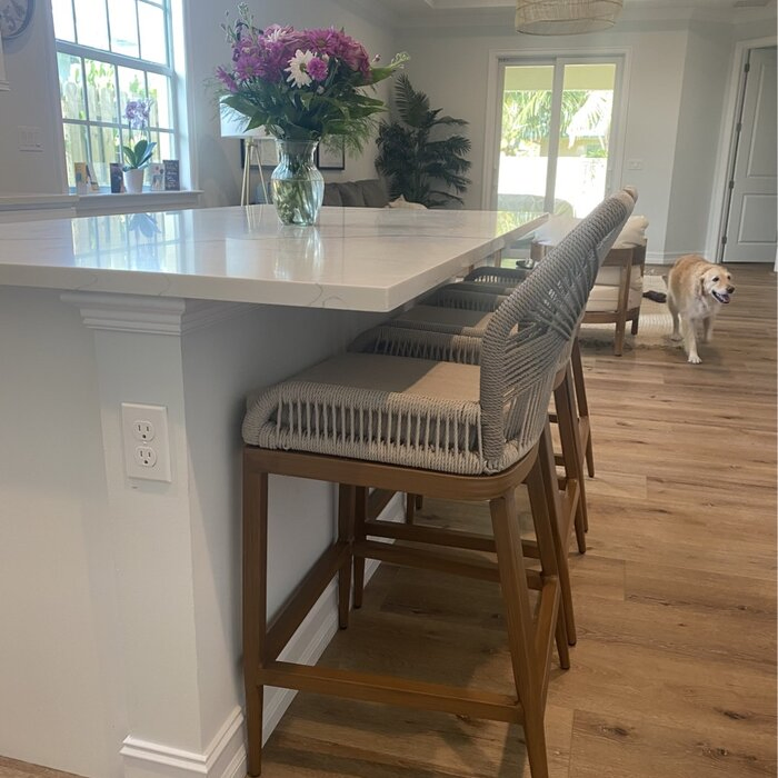 Best Patio Outdoor Garden Indoor Bar Chair Bar Stool with Cushion