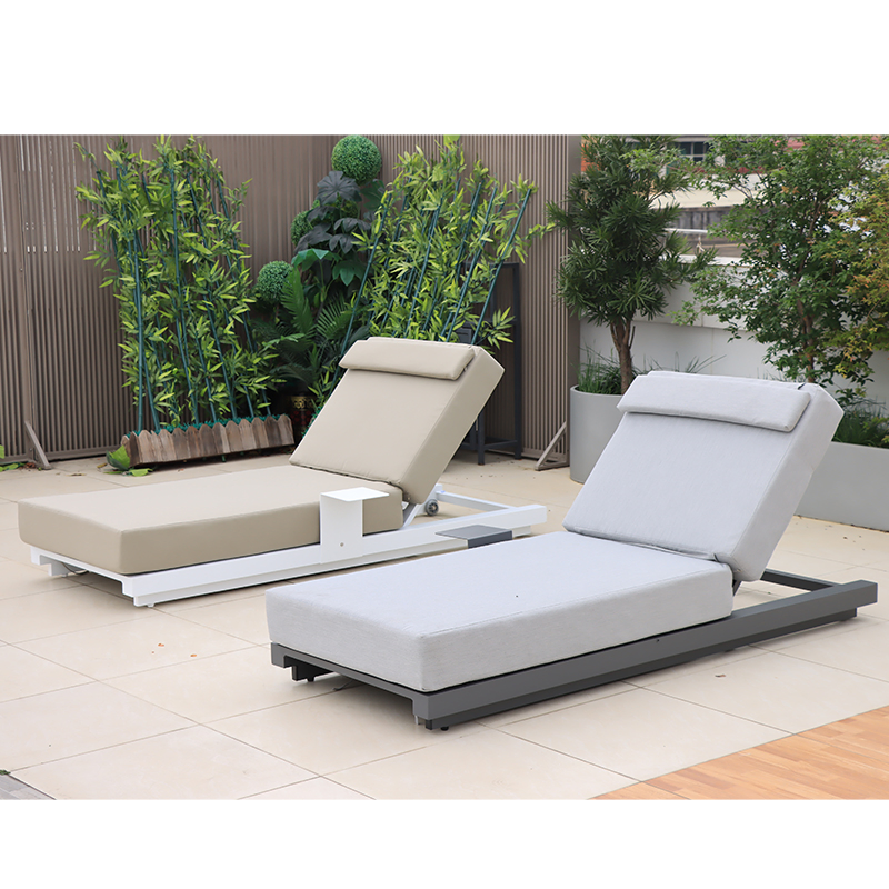 High End Outdoor Chaise Lounge Bench Garden Lounge Chair China Factory Modern Patio Leisure Chair Sunbed Sun Lounger