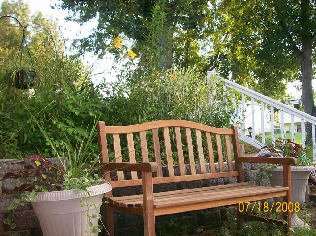 Premium Hardwood Outdoor Bench for Garden and Patio Use