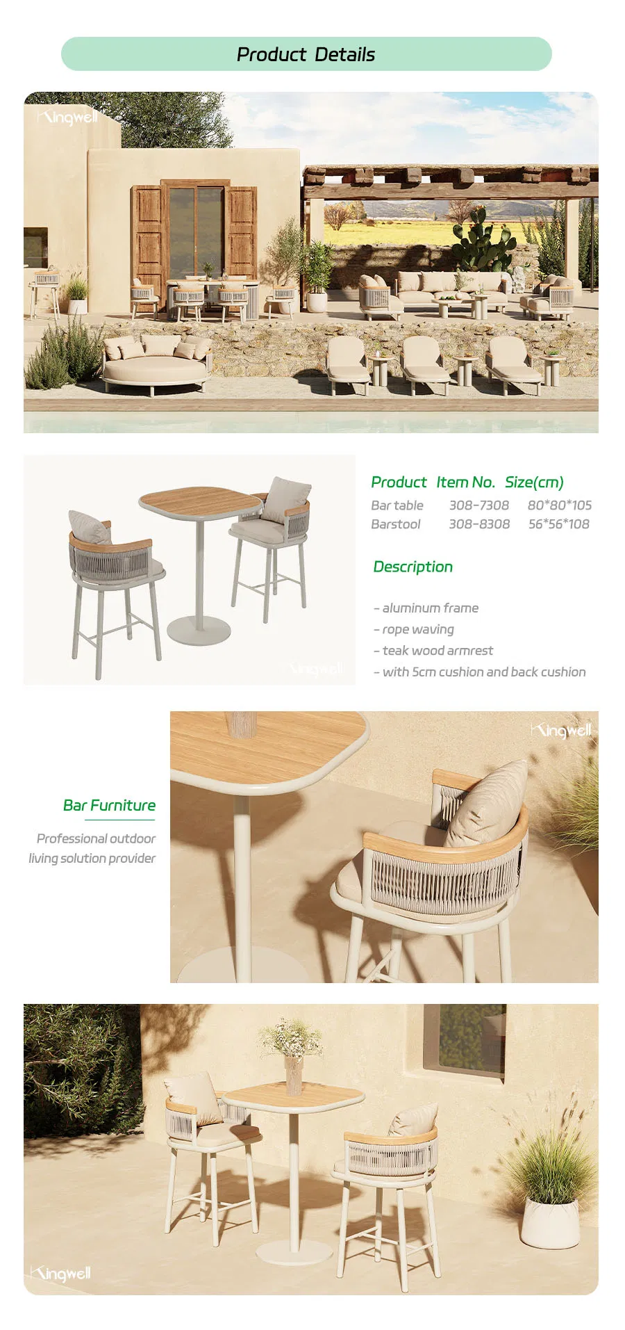 Detailed View of Bar Stools