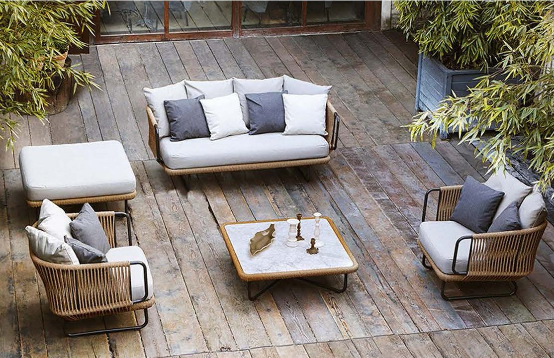 Zhida Factory Wholesale Latest Design Outdoor Sofa Garden Furniture Outdoor Garden Set Patio Super Modern Luxury Leisure Sectional Sofa