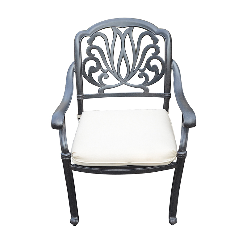 Cast Aluminum Patio Furniture Outdoor Garden Furniture 44X86"Elizabeth Oval Dining Table