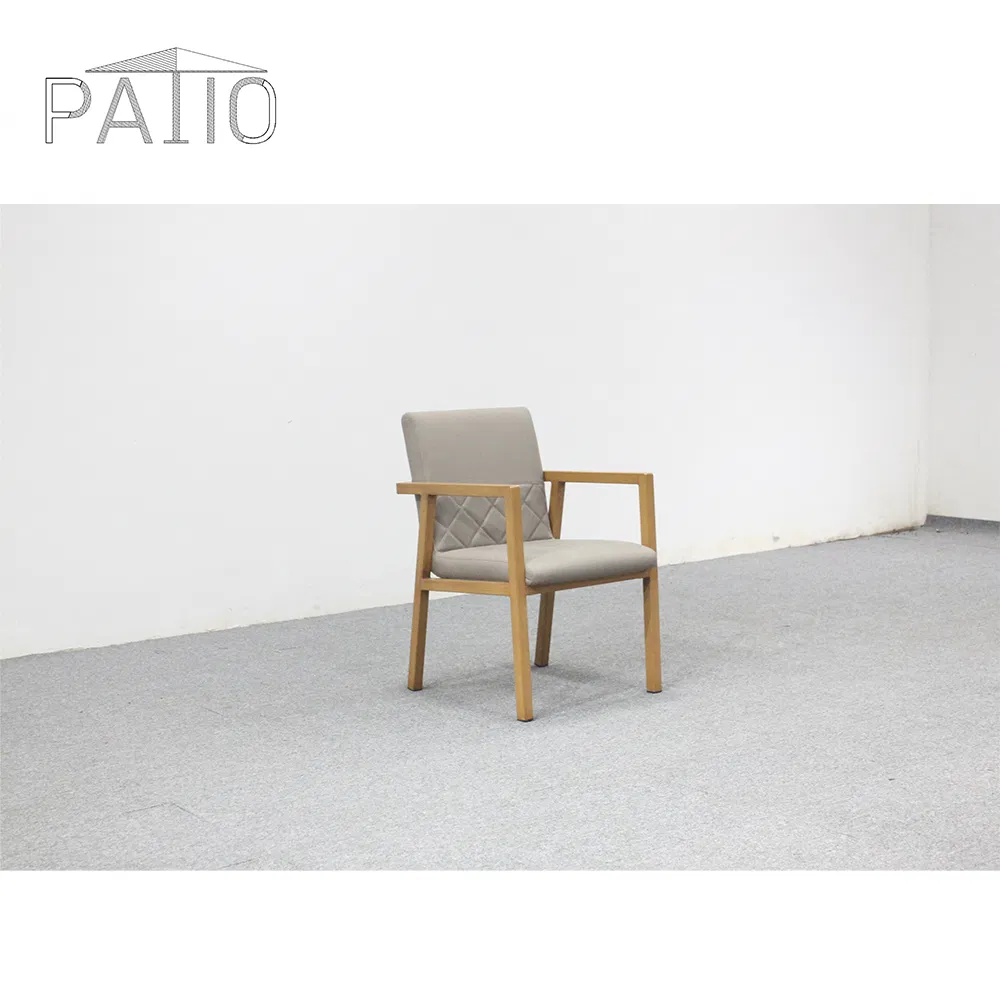 Chinese Factory Wholesale Price Design Outdoor Home Patio Garden Waterproof Furniture Teak Wood Hotel Dining Table and Chair Furniture