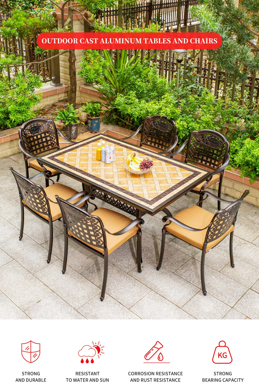 Outdoor Cast Aluminum Furniture