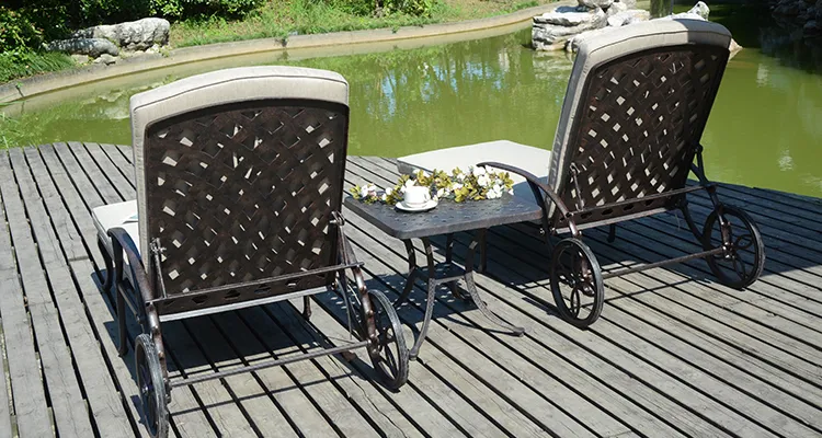 Chaise Lounge with Table 2