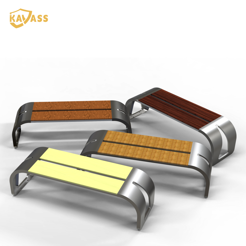 Kavass Elegant Anti-Rust Garden Furniture Bench for School and Park Use