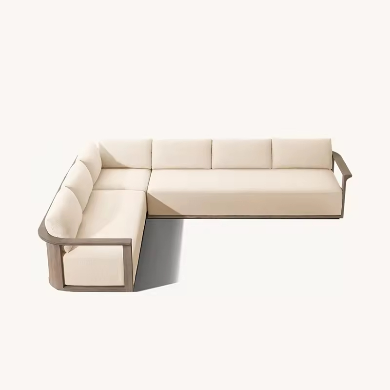 Tg Outdoor Teak Wood Sectional Sofa Set for Apartment Gym Villa Patio Garden for Outdoor Leisure