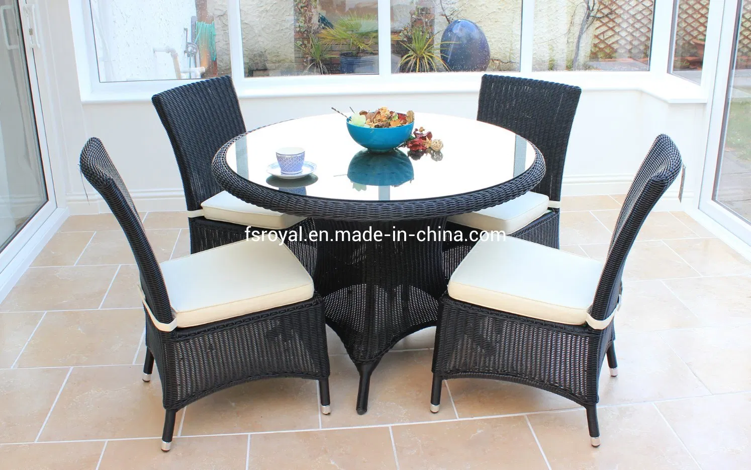 Contemporary Outdoor Dining Table Leisure Chair Garden Patio Restaurant Hotel Pool Side Teak Furniture