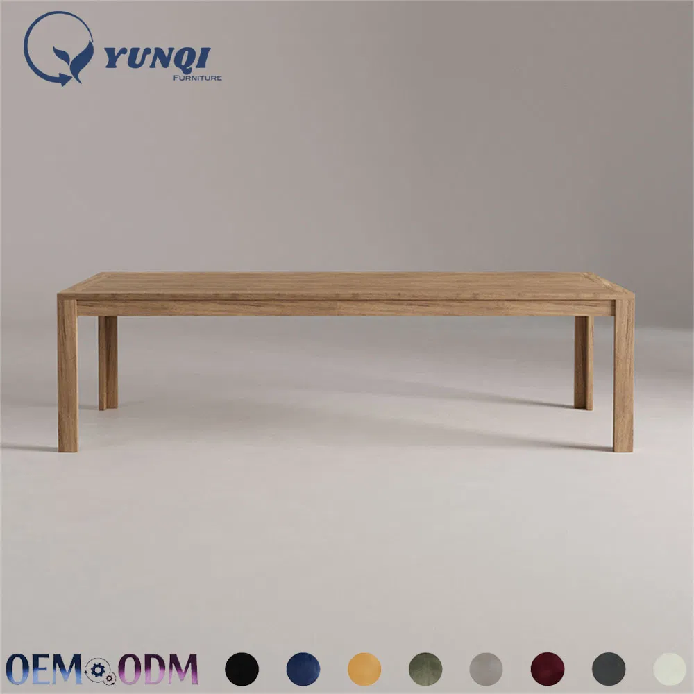 High End Garden Lounge Luxury Outdoor Furniture Sectional Solid Patio Furniture Wooden Teak Sofa Set