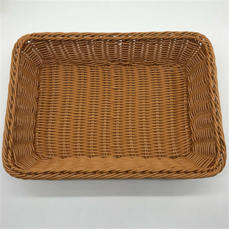 High Quality Plastic Wicker Gift Basket for Gift Wicker Basket