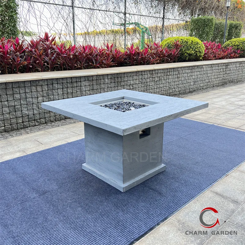 Fire Pit Dining Table View 2