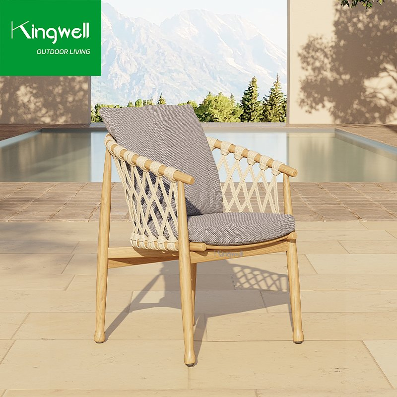 Kingwell Customized Luxury Patio Dining Set Outdoor Chairs and Table Sets