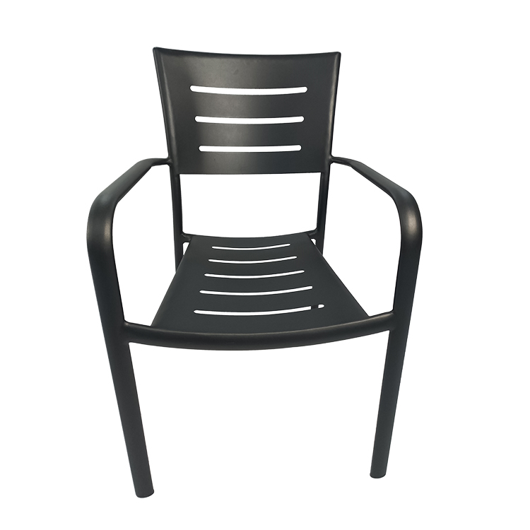 Leisure All-Weather Waterproof Aluminum Plastic Wood Outdoor Garden Furniture Patio Dining Set