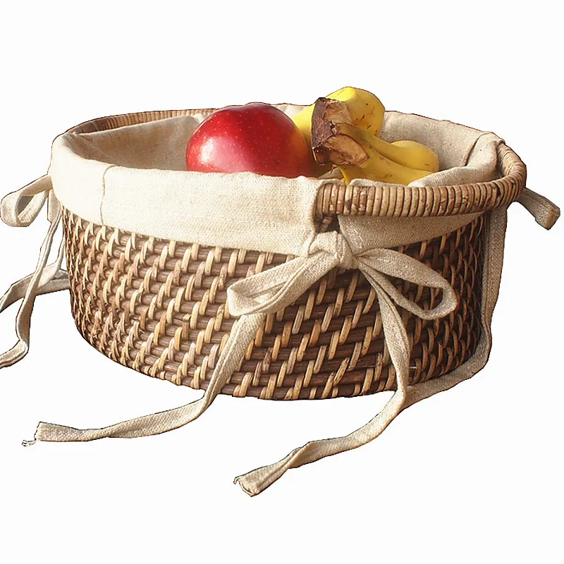 Rattan Basket Display 1