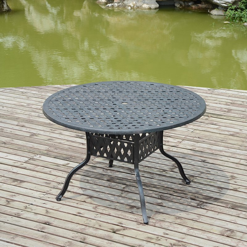 Cast Aluminum Patio Furniture Outdoor Garden Furniture Richmond Round Dining Table