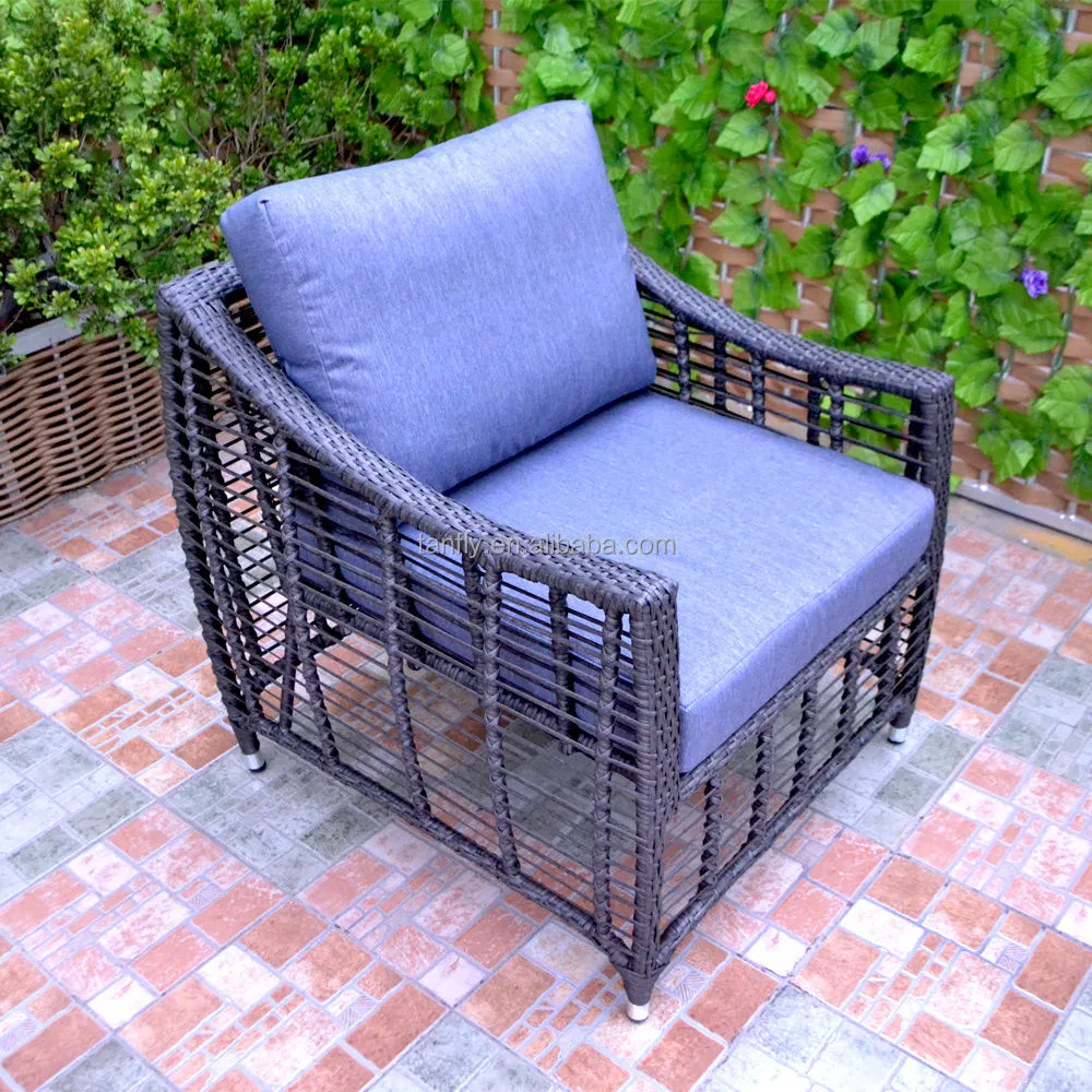 Leisure Garden Wicker Rattan Furniture Bistro Sofa Sets Patio Chair &amp; Sofa Table Outdoor
