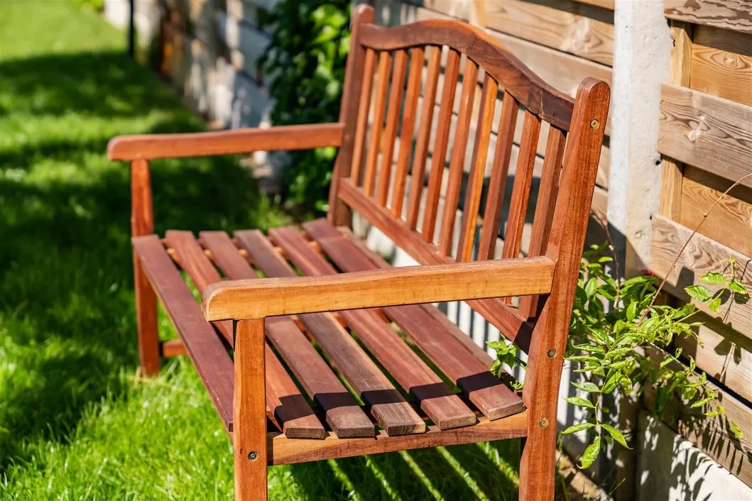 Finished Hardwood Bench