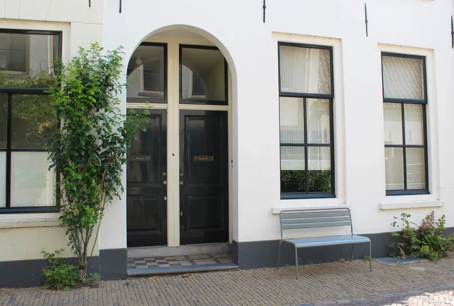 Colorful Metal Bench