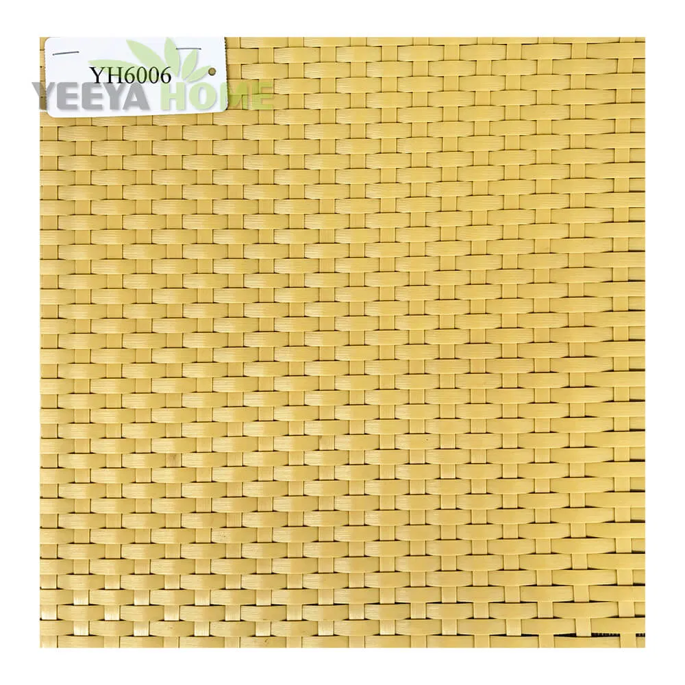 High Quality Durable Synthetic Waterproof PE Rattan Wicker for High-End Outdoor Furniture
