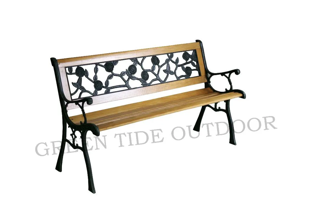 Antique Wooden Park Bench