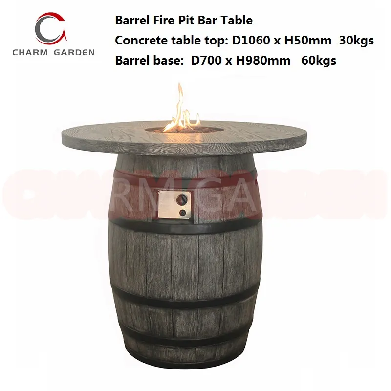 Outdoor Fire Pit Table