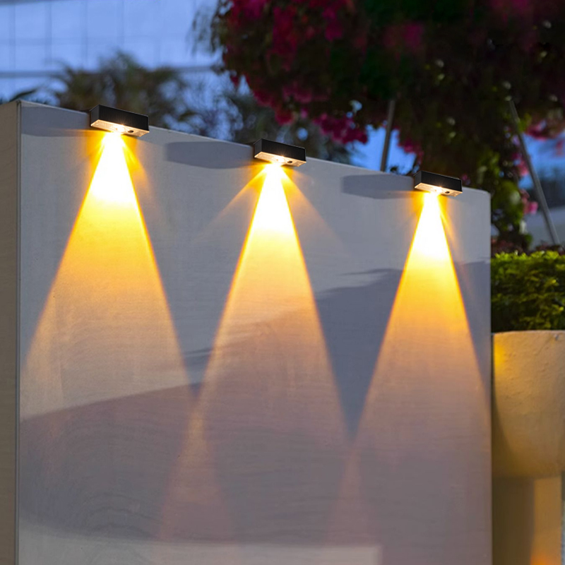 Energy-Efficient Smart Solar Fence Light for Gardens and Patios