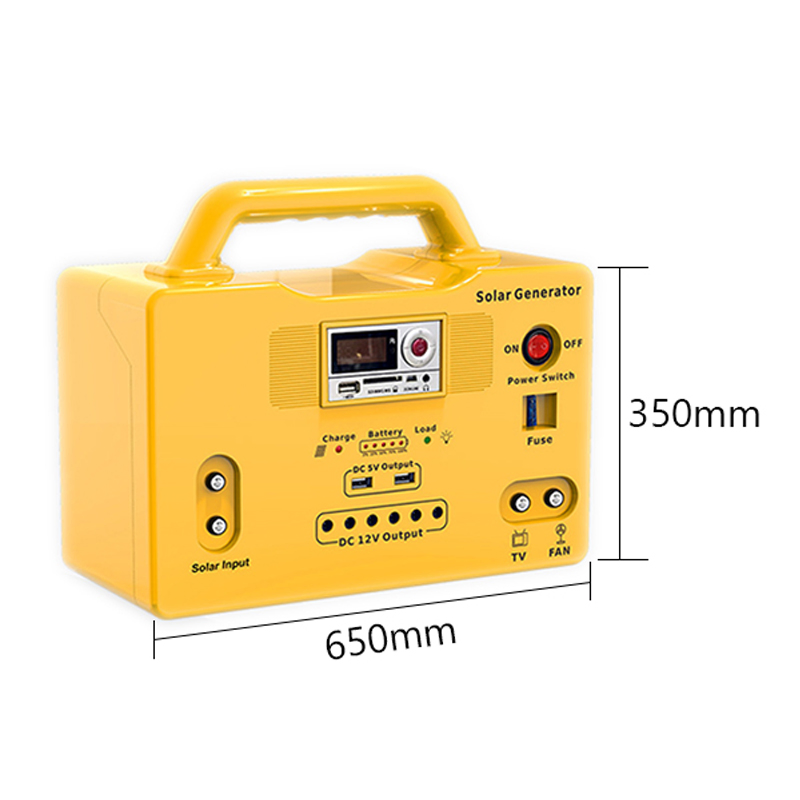 Outdoor 3 In1 LED Lighting Portable Home Mini Solar Power System with MP3 FM Radio