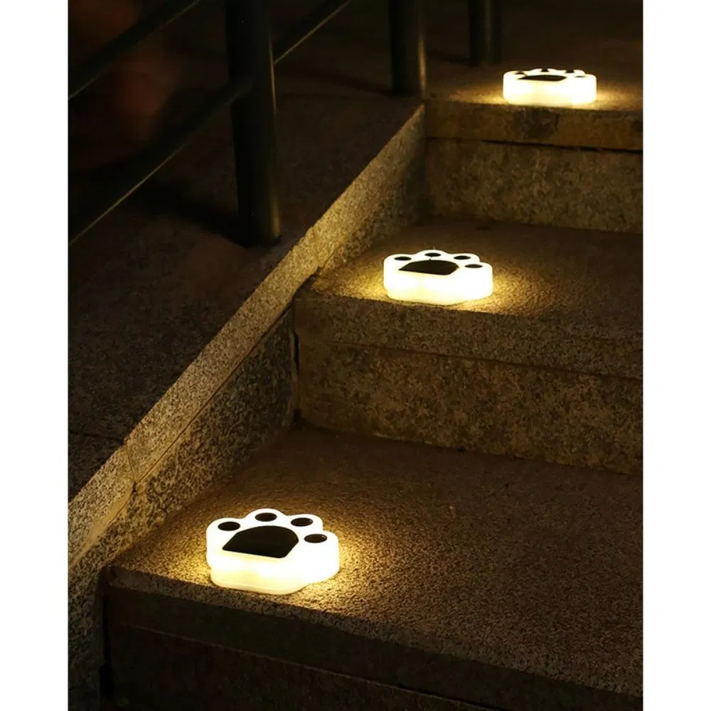 Solar Lawn Bear Palm Lamp LED Garden Underground Lights Wyz20511