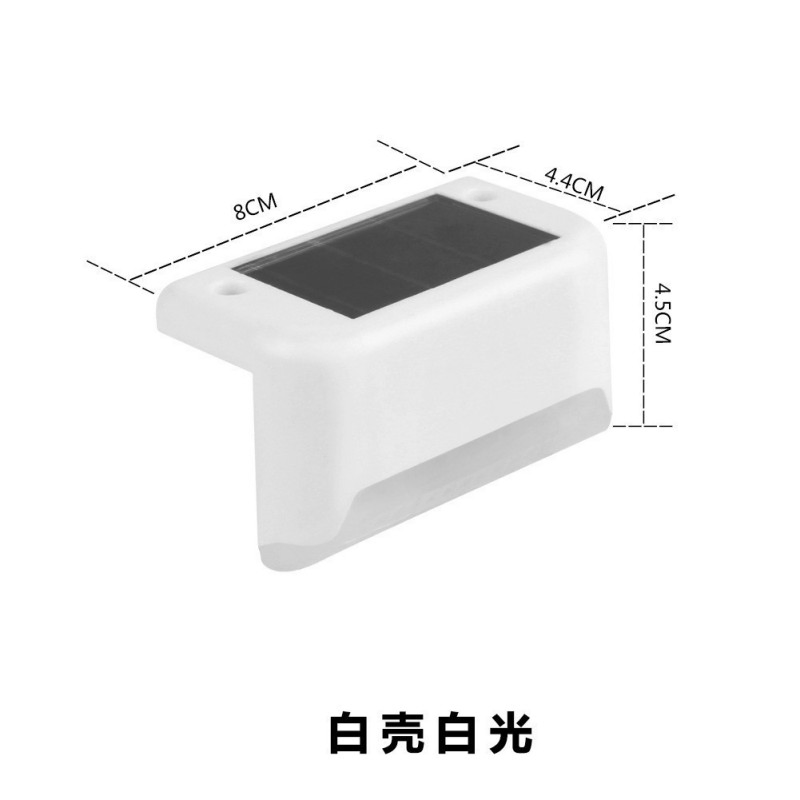 5V Outdoor Waterproof Wall Light Solar Powered Garden Step Lights