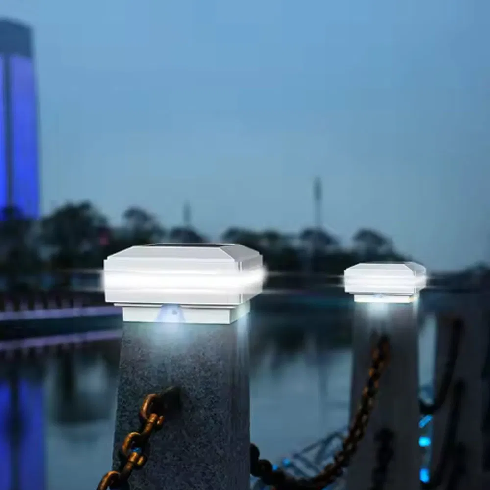 Solar Post Cap Lights Opulent Outdoor LED Garden Decorative Landscape Fence Column Areas Decorative Lights