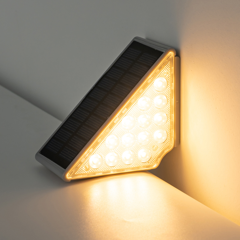 Solar-Powered Motion Sensor Step Light for Outdoor Safety