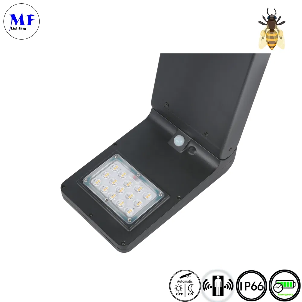 Factory Price 5V 5W Outdoor IP65 Aluminium PC 2 Years Warranty Multiple Sensors LED Solar Lawn Light Garden Light for Sidewalk Garden Courtyards