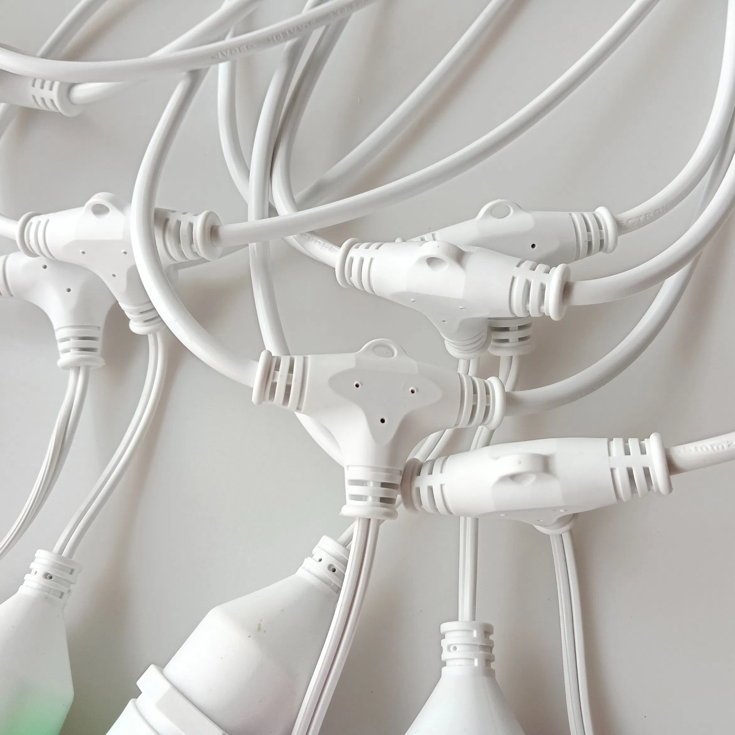 Outdoor Christmas G45 16FT IP65 Solar Powered Multicolor LED String Light for Garden Wedding