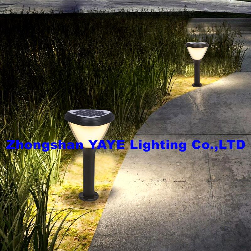 Yaye 2023 CE IP65 Aluminum 50W LED Decorative Outdoor Bollard Lamp Solar Garden Light for Lawn Yard Path Walkway with 1000PCS Stock