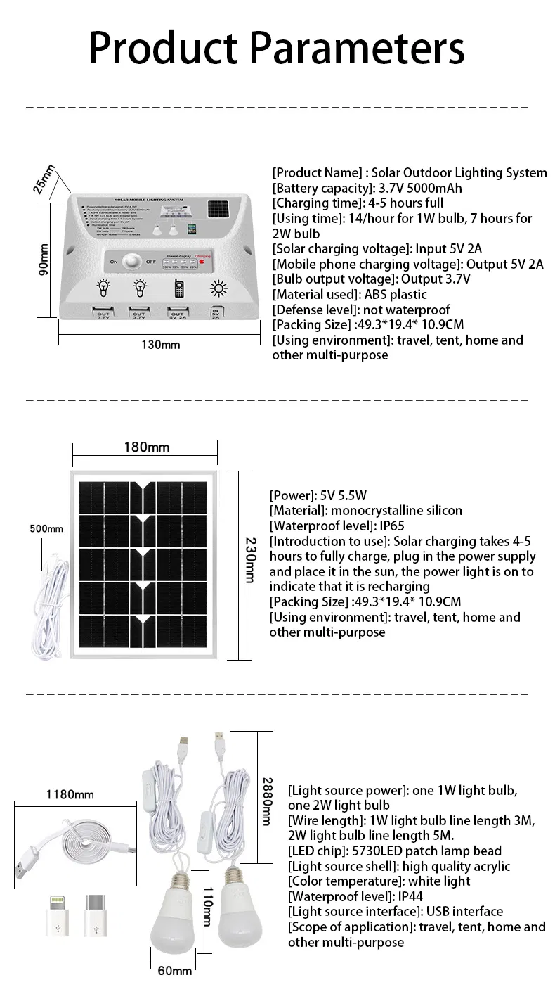Solar LED Lighting System 3