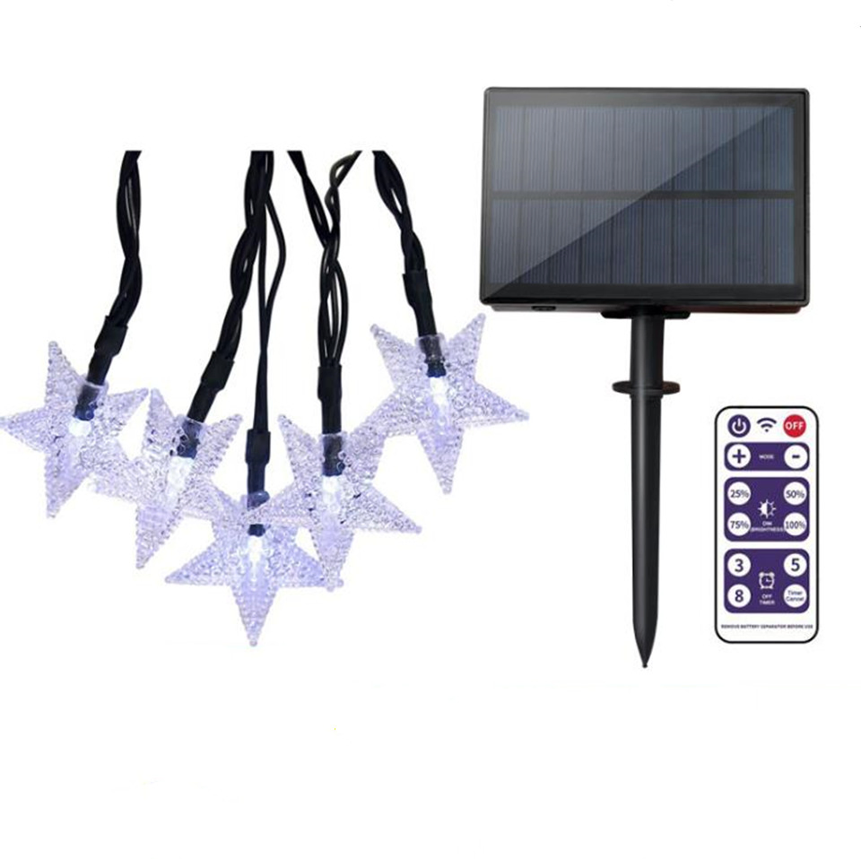 Outdoor Waterproof Holiday Decoration Solar LED String Light