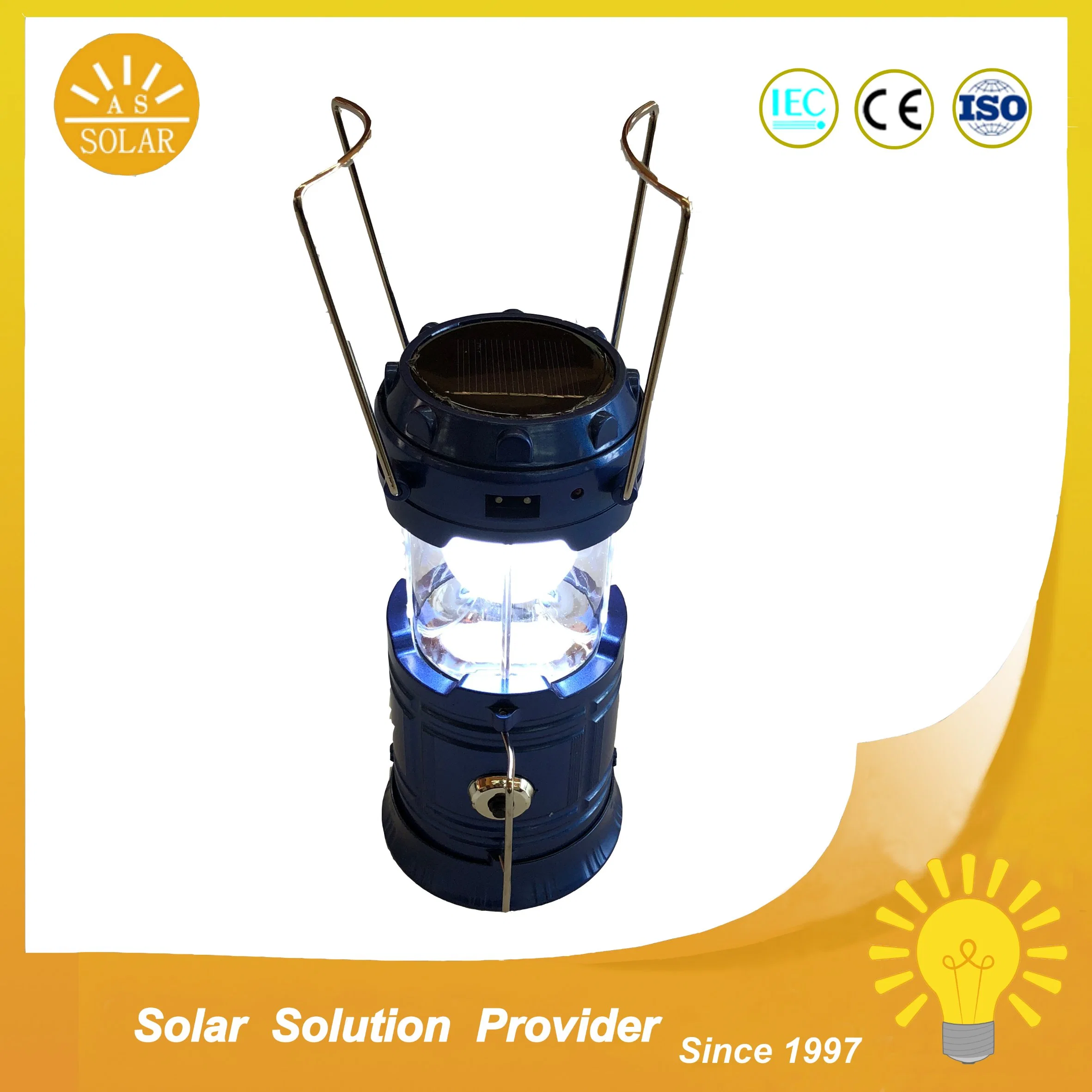 Portable Solar Camping Light Outdoor Rechargeable Solar LED Lantern