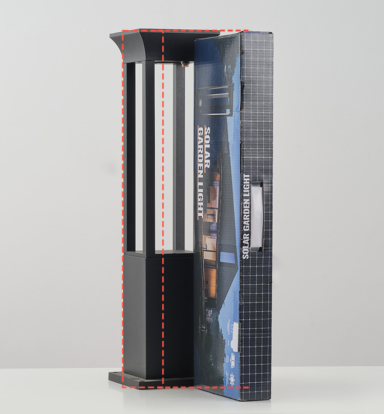 IP65 Waterproof Outdoor Garden 2W Solar LED Lawn Bollard Lights with Spike