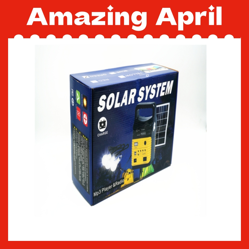 2021 2022 2023 Chinese Hot Selling FM/Radio/Bluetooth/ Lighting Modes Solar Home Lighting System Solar Power Kits Mobile Power Portable Power