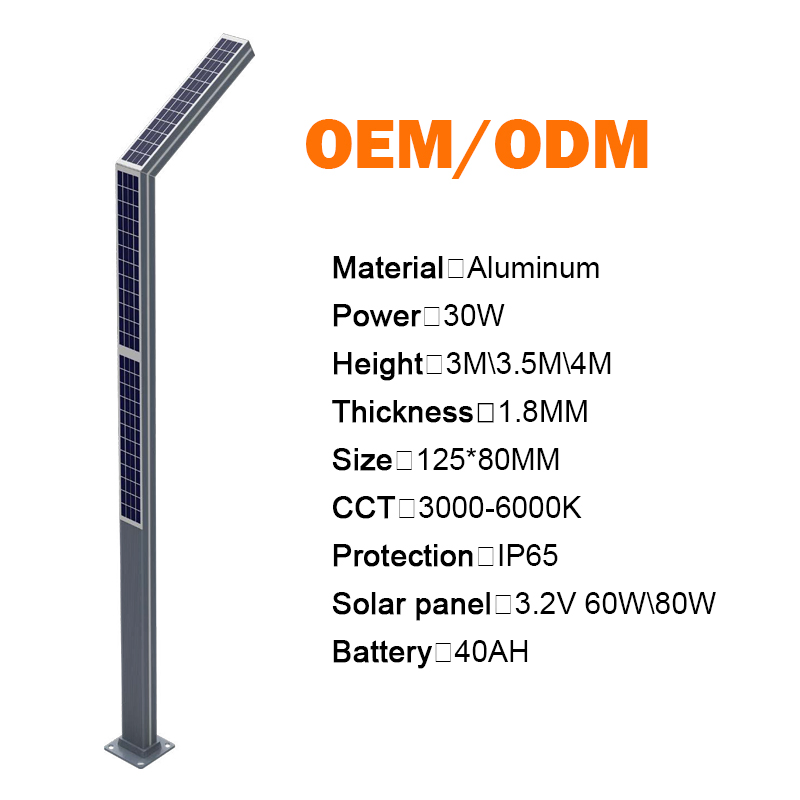 IP65 LED Landscape Garden Lamp Post Solar Street Light Outdoor